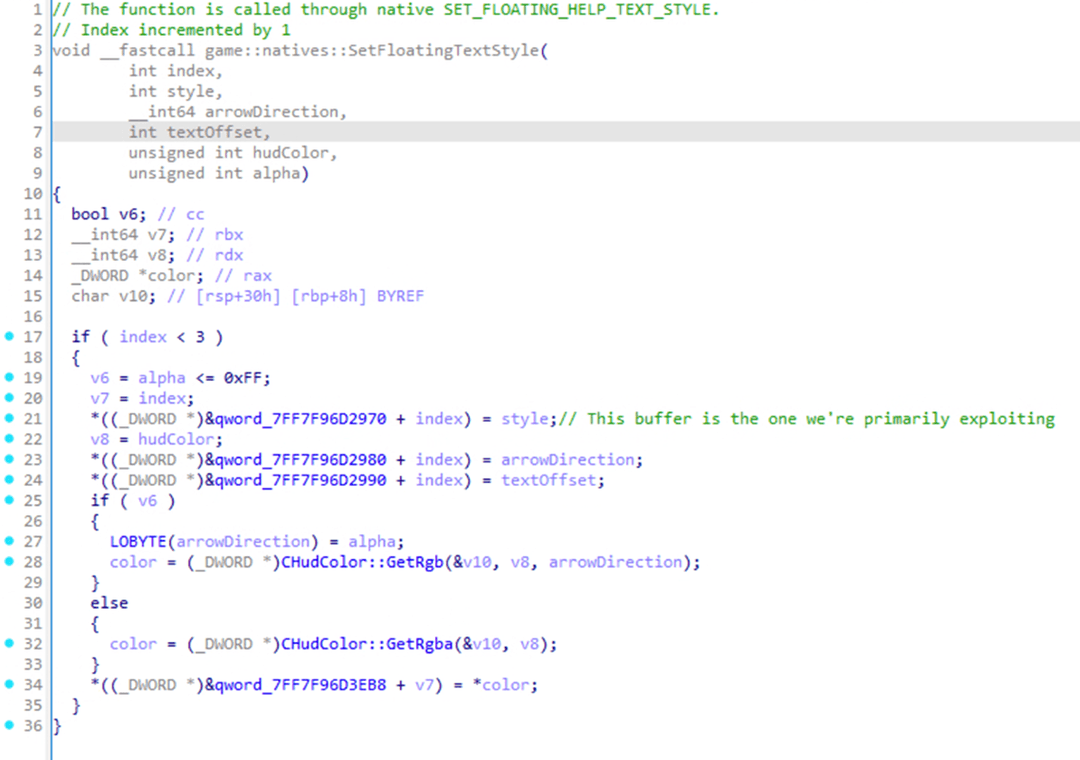 Pseudocode of Native